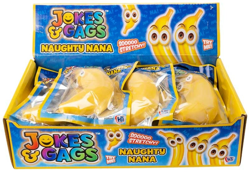 Naughty Nana Stretchy Banana Sensory Toy